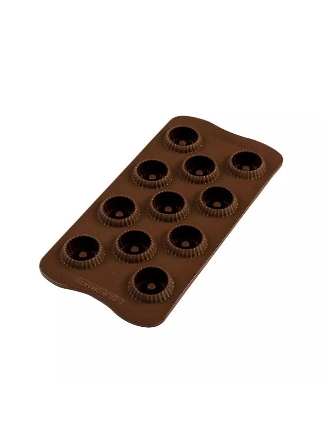 Silikomart 3D Silicone Mould Choco Crown Brown 11-Slot X 9 ML - Image 2